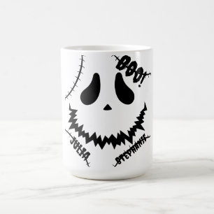Simple Happy Halloween Boo Familie und Freunde Nam Kaffeetasse