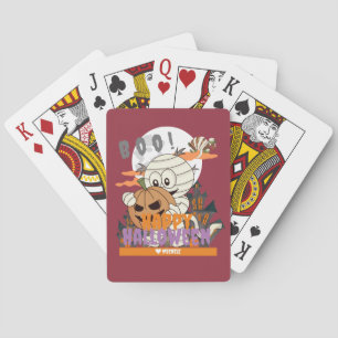 Simple Happy Halloween Mummy Familie und Freunde Spielkarten