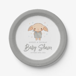 Simple Harry Potter - Dobby Baby Shower Pappteller