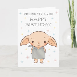 Simple Harry Potter - Dobby Birthday Karte