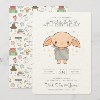 Simple Harry Potter - Einladung von Dobby zum Gebu