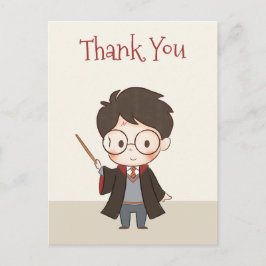 Simple Harry Potter vielen Dank Postkarte