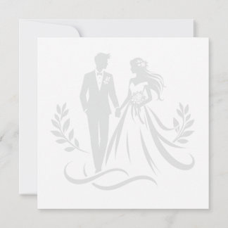 Simple Heart Wedding Thank You Card – Customizable