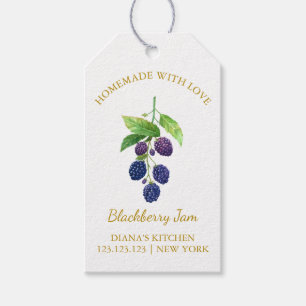 Simple Homemade BlackBerry Jam Hang Tag l Geschenkanhänger