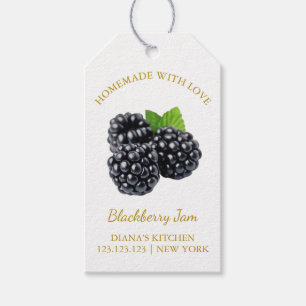 Simple Homemade BlackBerry Jam Hang Tag l Geschenkanhänger