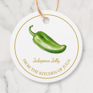 Simple Homemade Jalapeno Jelly Hang Tag Geschenkanhänger