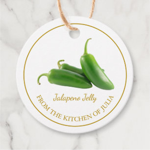 Simple Homemade Jalapeno Jelly Hang Tag Geschenkanhänger