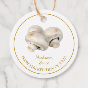 Simple Homemade Mushroom Sauce Hang Tag Geschenkanhänger