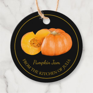 Simple Homemade Pumpkin Jam Hang Tag Geschenkanhänger