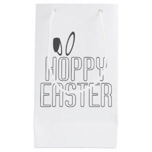 Simple Hoppy Oaster Pun Typografie Geschenktüte