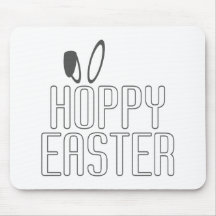 Simple Hoppy Oaster Pun Typografie | Mousepad