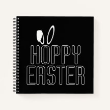 Simple Hoppy Oaster Pun Typografie | Notebook
