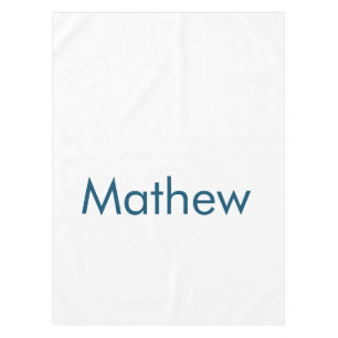 simple initial letter monogram add your name lett tischdecke