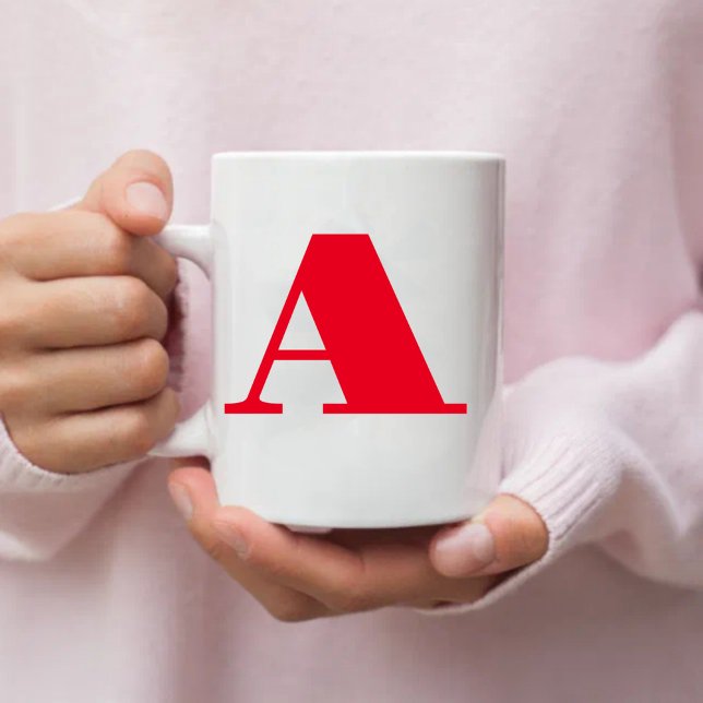 Simple Initial letter |Monogram Cool Kaffeetasse (Von Creator hochgeladen)