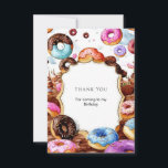 Simple Kids Donut Birthday Dankeskarte<br><div class="desc">Zeigen Sie Ihre Dankbarkeit mit unserer Simple Kids Donut Birthday Dankeschön Card! Diese Karte mit spielerischen Designs und anpassbaren Textfeldern ermöglicht es Ihnen, Ihre Wertschätzung im Stil auszudrücken. Egal, ob Sie den Gästen für ihre Anwesenheit danken oder ihre süßen Geschenke anerkennen, diese Dankeschön-Karte verleiht Ihren Gesten nach der Feier eine...</div>
