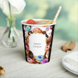 Simple Kids Donut Birthday Pappbecher<br><div class="desc">Genießen Sie den Durst junger Partyfans mit unseren Simple Kids Donut Birthday Paper Cups! Mit lustigen Designs und farbenfrohen Donuts-Illustrationen fügen diese Tassen Ihren Party-Getränken eine zusätzliche Touch Süße hinzu. Ob Saft, Limonade oder Donut-inspiriert Getränke - diese Tassen sind perfekt, um das süße Fest behalten. Mit ihrem kinderfreundlichen Design und...</div>