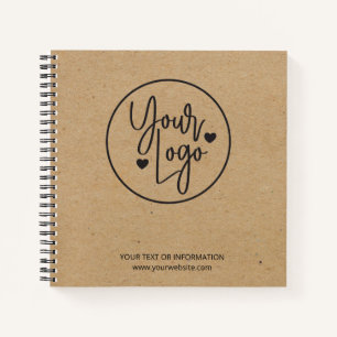 Simple Kraft Business Logo Corporate Company Notizbuch