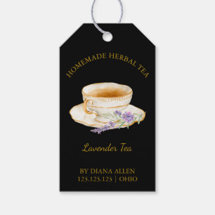 Simple Lavender Tea Hang Tag Geschenkanhänger