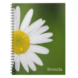 Simple Little Daisy Blume Spiral Notebook Notizblock