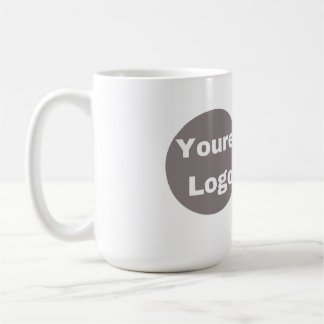 Simple Logo and Text Business  personallze Kaffeetasse
