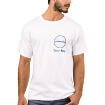 Simple Logo and Text Business T-Shirt