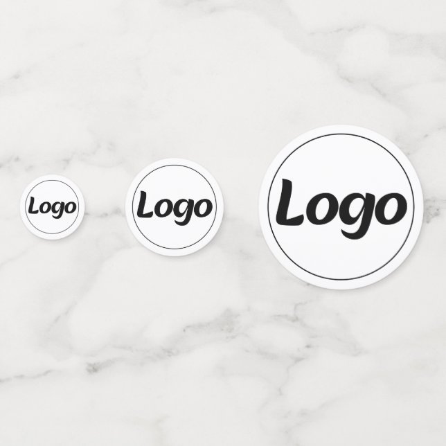 Simple Logo Custom Business Promotional Konfetti (Vorderseiten)