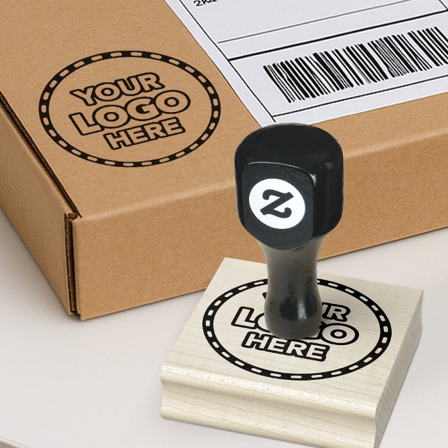 Simple Logo Rubber Stamp for Business Branding Gummistempel (Von Creator hochgeladen)