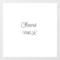 Simple minimal add name cheers couple name custom 