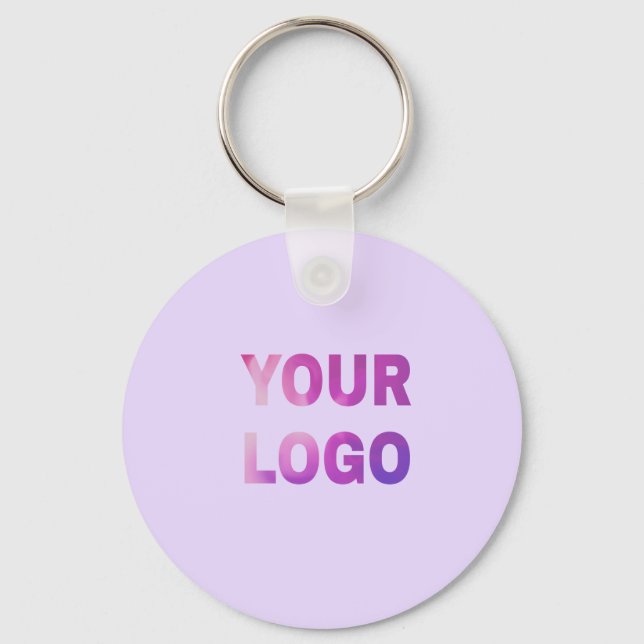 simple minimal add your logo/design here text      schlüsselanhänger (Vorderseite)