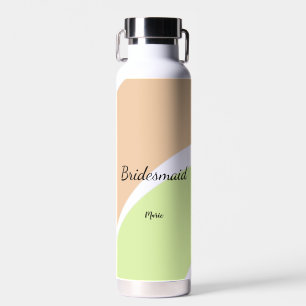 SIMPLE MINIMAL add your name custom bridesmaid C Trinkflasche