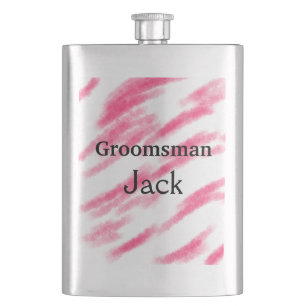 SIMPLE MINIMAL add your name custom groomsman T Flachmann