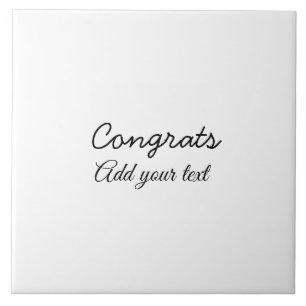 Simple minimal congratulations graduation add your fliese