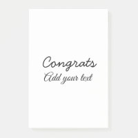 Simple minimal congratulations graduation add your