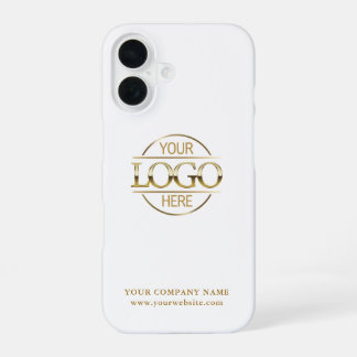 Simple Minimal Custom Business Company Logo iPhone 16 Hülle