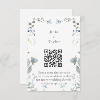 Simple Minimal Enclosure Card Begleitkarte