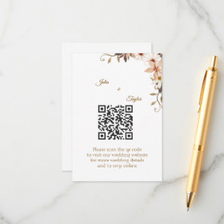 Simple Minimal Enclosure Card Begleitkarte