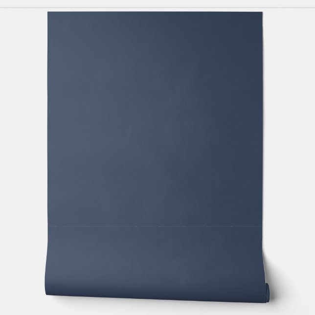 simple minimal solid color custom blue gray rich  tapete (Abrollen)