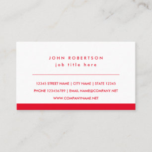 Simple modern business card template for company visitenkarte