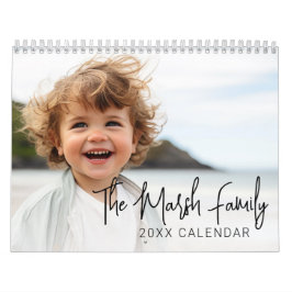 Simple Modern Custom Photo - 14 Picture Kalender