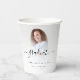 Simple Modern Foto Overlay Script 2024 Abschluss Pappbecher