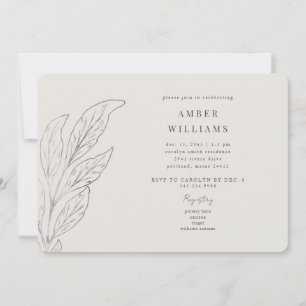 Simple Moments Brautparty-Stiel-Cream abgerundet Einladung