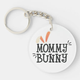Simple Mommy Bunny Ostertypografie | SCHLÜSSELANHÄ Schlüsselanhänger