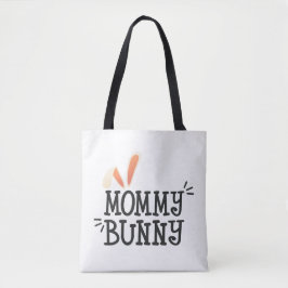 Simple Mommy Bunny Ostertypografie | Tasche