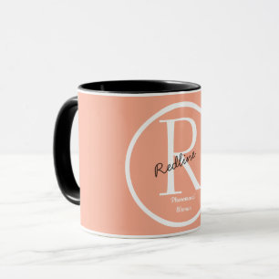 SImple Monogramm-Tasse Tasse