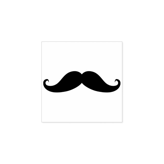 Simple Mustache Gummistempel (Prägung)