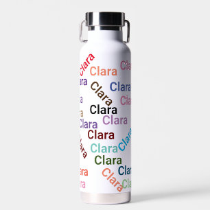 SIMPLE Name-Typografie Kalligrafie Farbnamen Trinkflasche