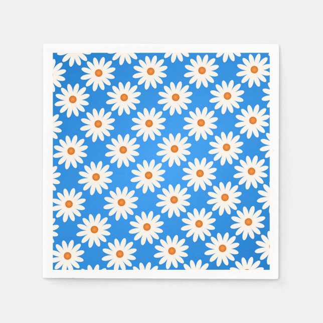 Simple Niedlich Daisy Floral Serviette (Vorderseite)