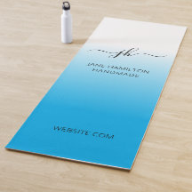 Simple Ombre Blue Personalized