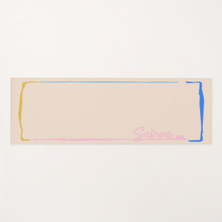 Simple Painted Yogamatte