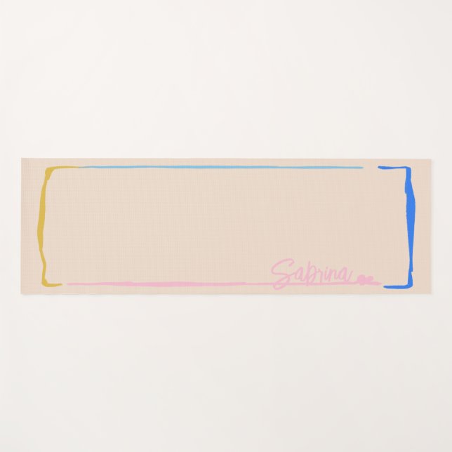 Simple Painted  Yogamatte (Vorderseite (Horizontal))